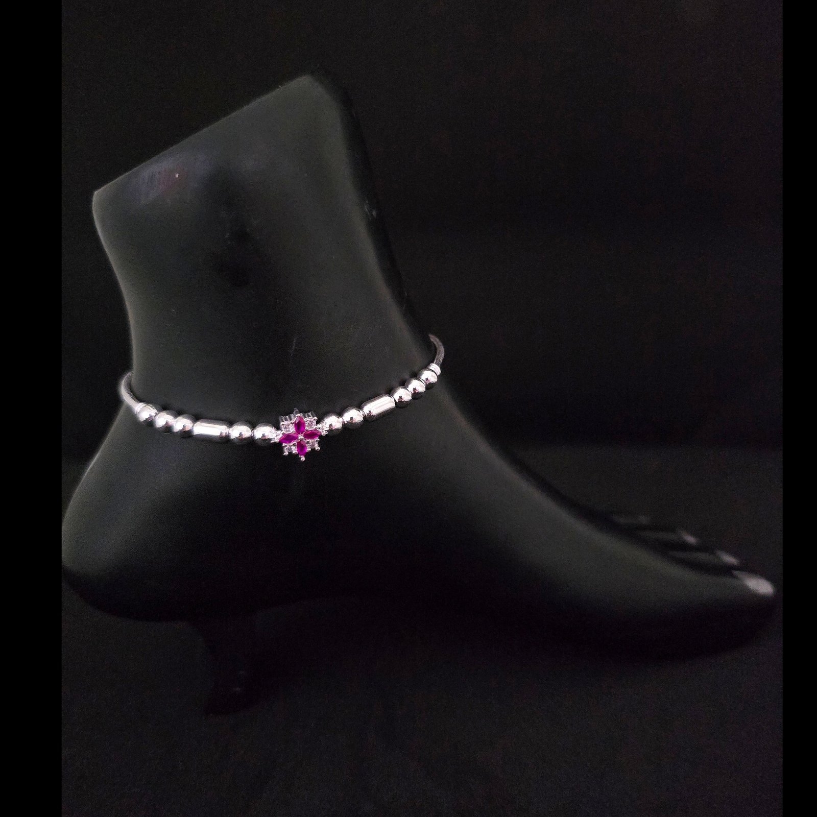 Elegance In Every Step , 999 Silver Payal MGA - PLS4712