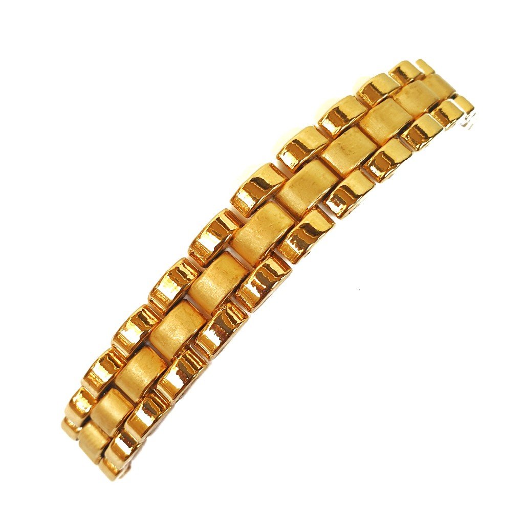 One gram gold forming plain designer bracelet mga - bre0095