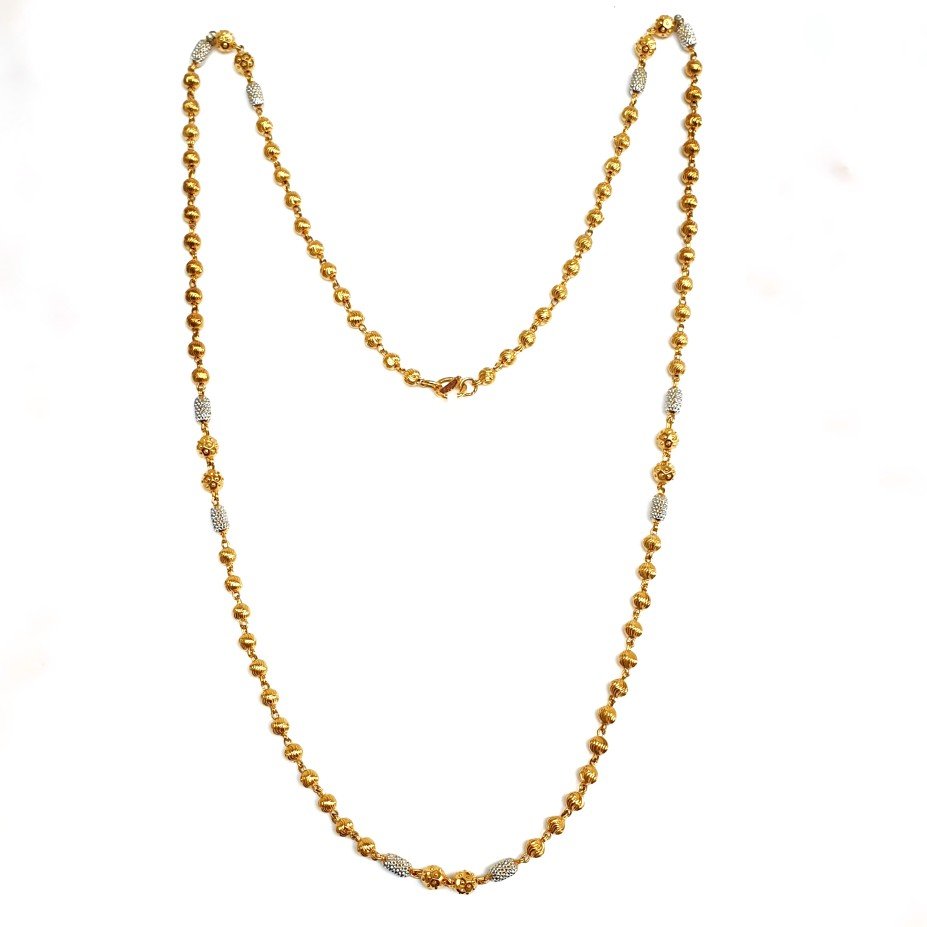 1 gram gold forming cnc vertical mala chain mga - mle0027