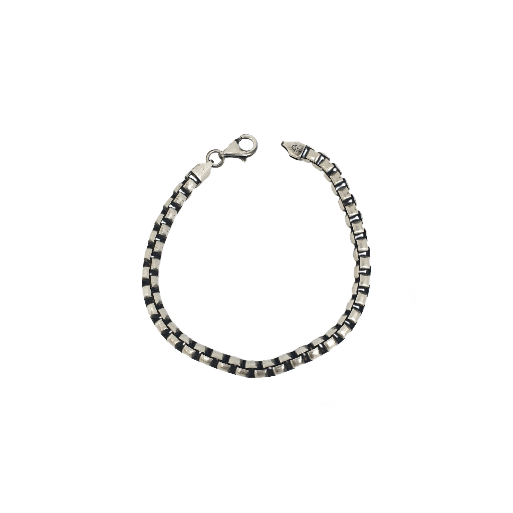 Oxidised Fancy Bracelet In 925 Sterling Silver MGA - BRS2452
