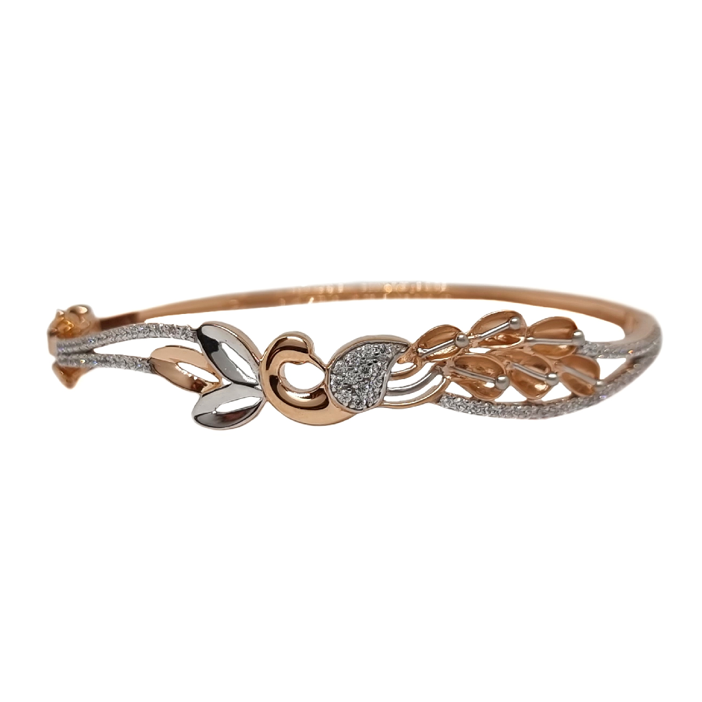 Peacock Design Bracelet In 18K Rose Gold Bracelet MGA - BRG0097