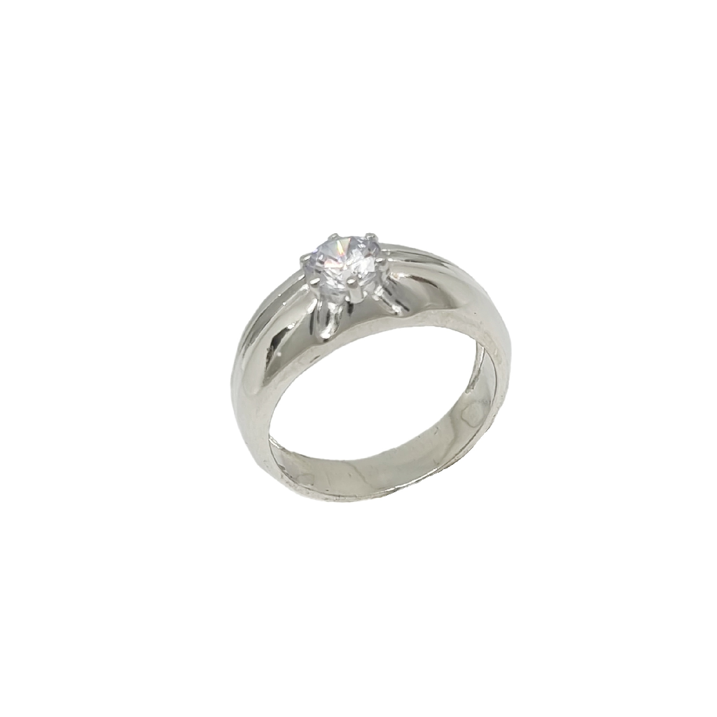 Designer One Diamond Gents Ring In 925 Sterling Silver MGA - GRS2667