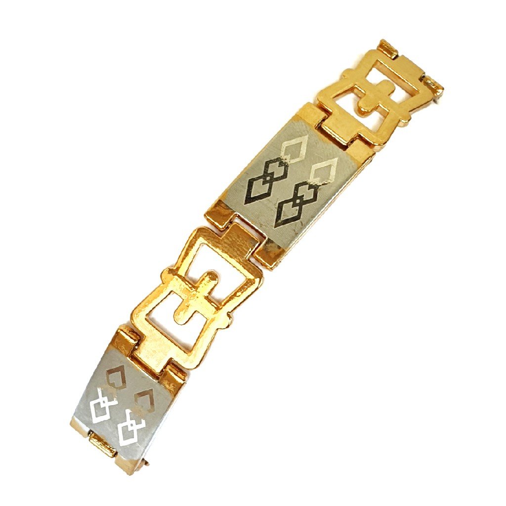 One gram gold forming plain laser bracelet mga - bre0097