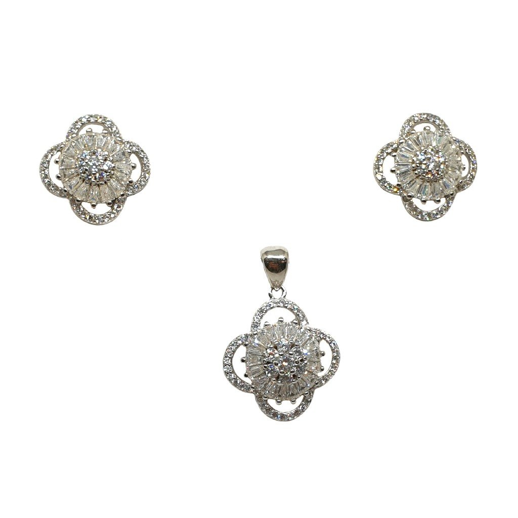 925 Sterling Silver Designer Pendant Set MGA - PTS0109