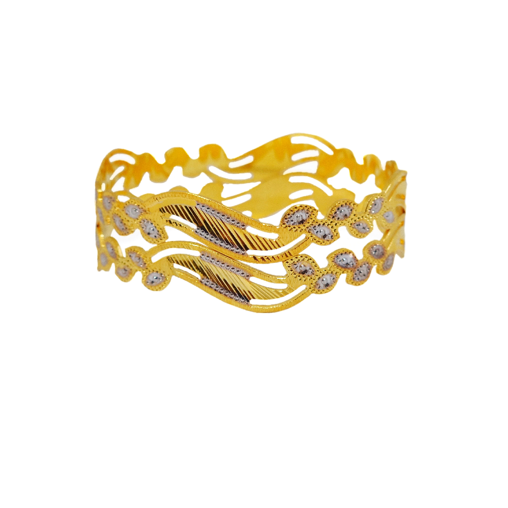 New Collection In 1 Gram Gold Plated Bangle MGA - BGE 0596