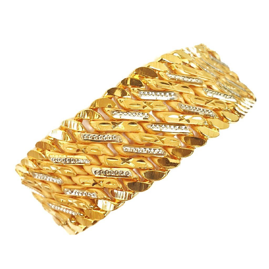 One gram gold forming singapore bracelet mga - bre0031