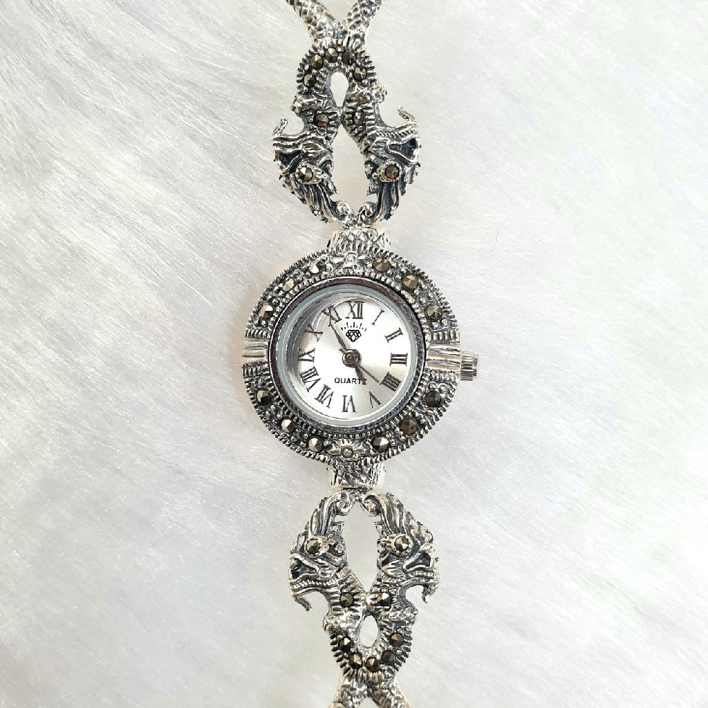 9255 Sterling Silver Antique Watch MGA - WT925/3253