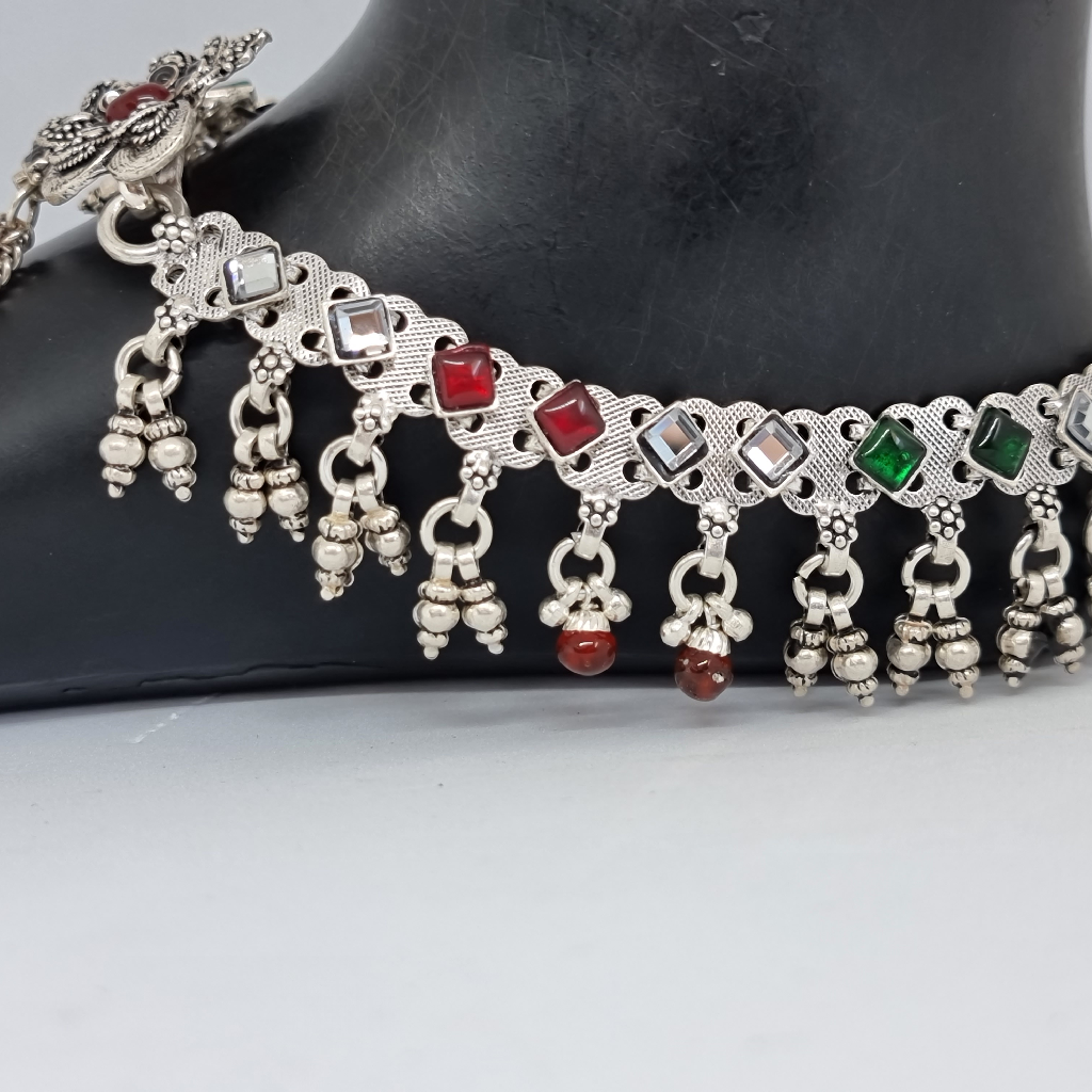 Silver fancy payal mga - pls0056