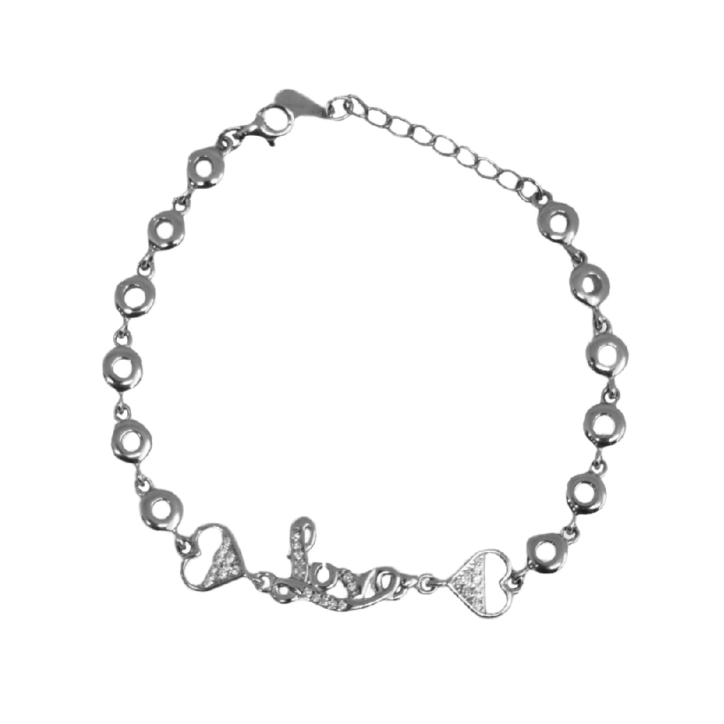 925 Sterling Silver Love Bracelet MGA - BRS1893