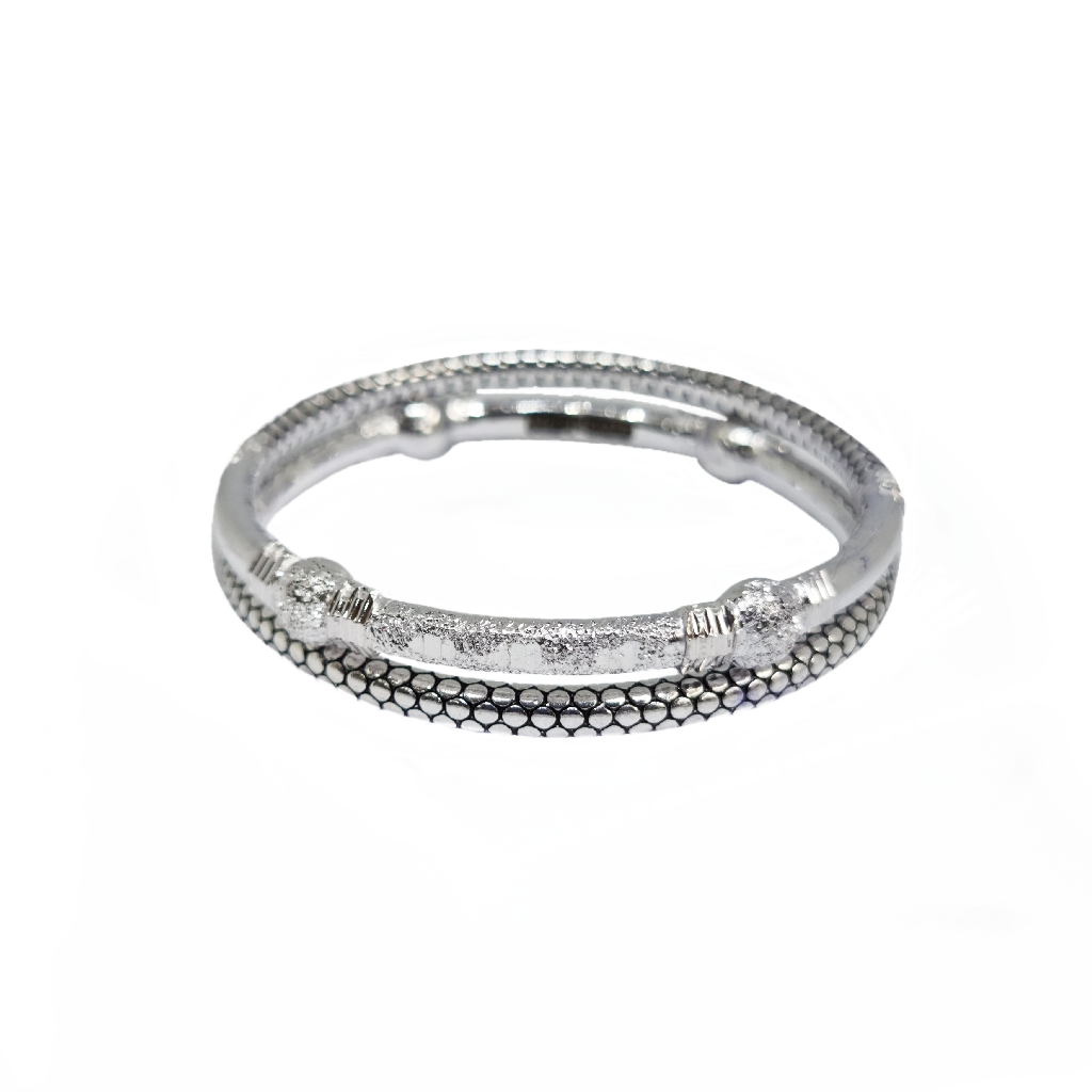 Half Oxidised And Half Designer Silver Kadli MGA - KDS2921