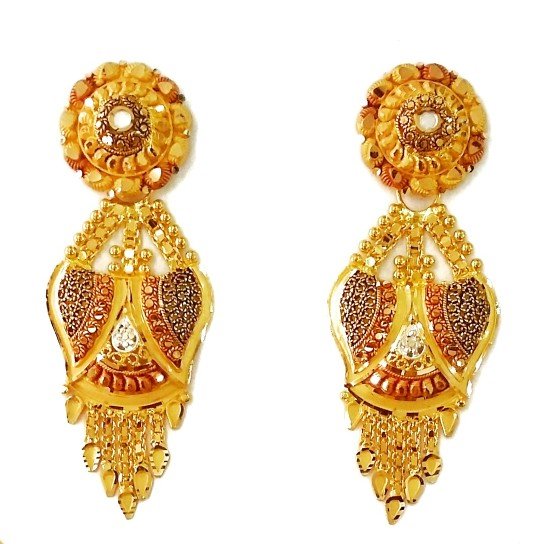 22k gold kulkatti half necklace set mga - gn0037