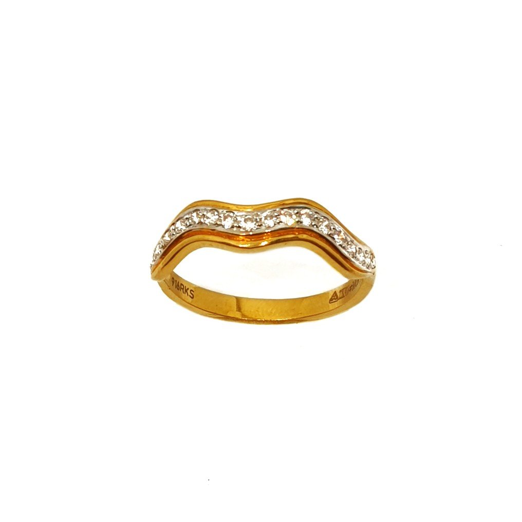 22K Gold CZ Diamond Ring MGA - LRG0...