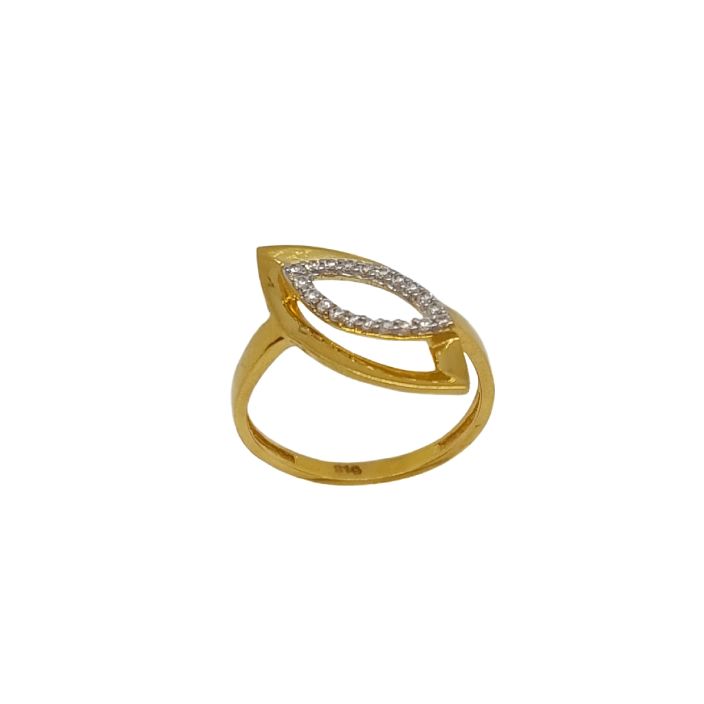 Fancy Diamond Ring In 22K Gold For...