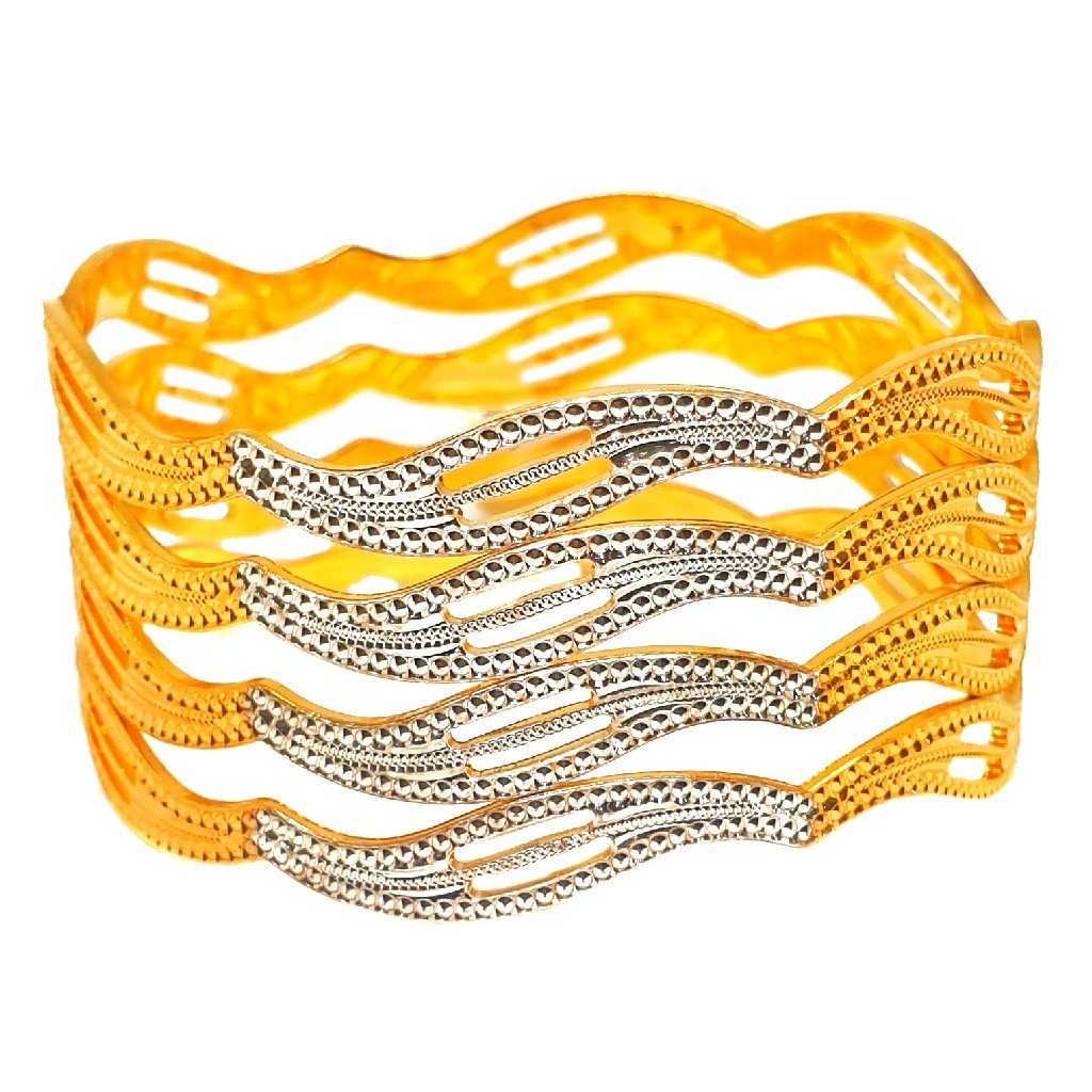 1 gram gold forming fancy bangles m...