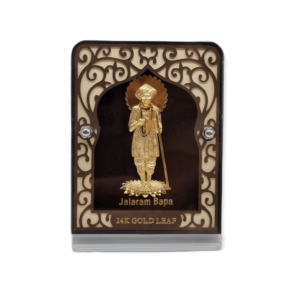 24kt Gold Leaf Jalaram Bapa MGA - AGE0125