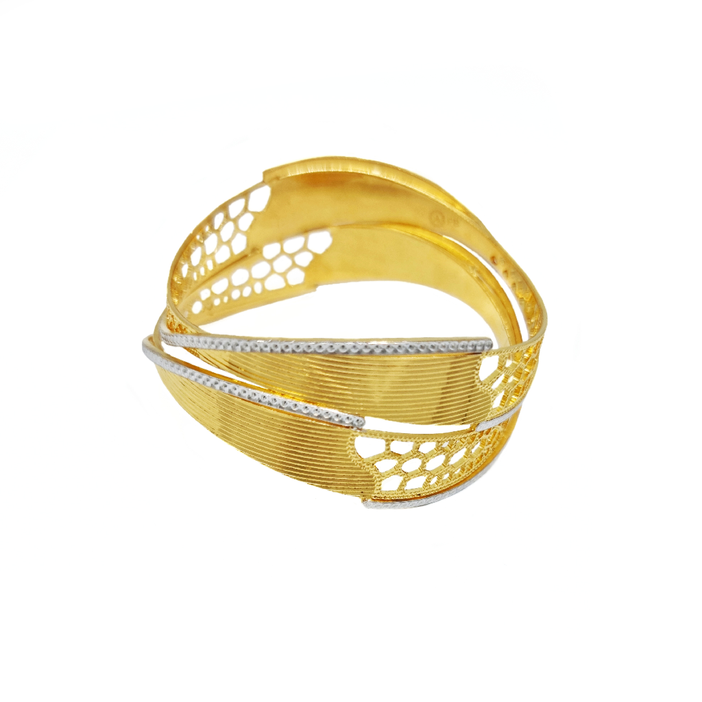New Designer 1 Gram Gold Forming Bangles MGA - BGE0603