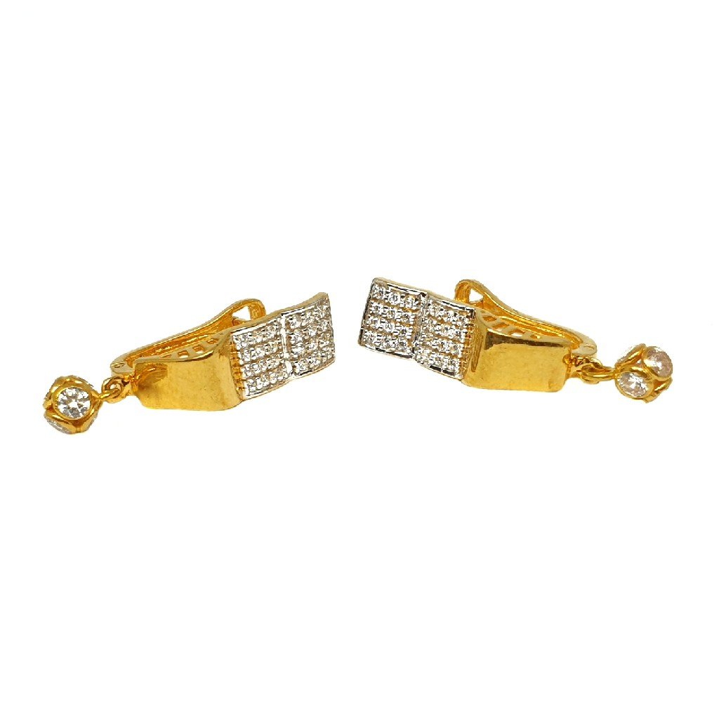 18K Gold Designer Earrings MGA - BL...