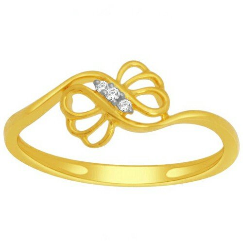 18k gold real diamond ring mga - rd...