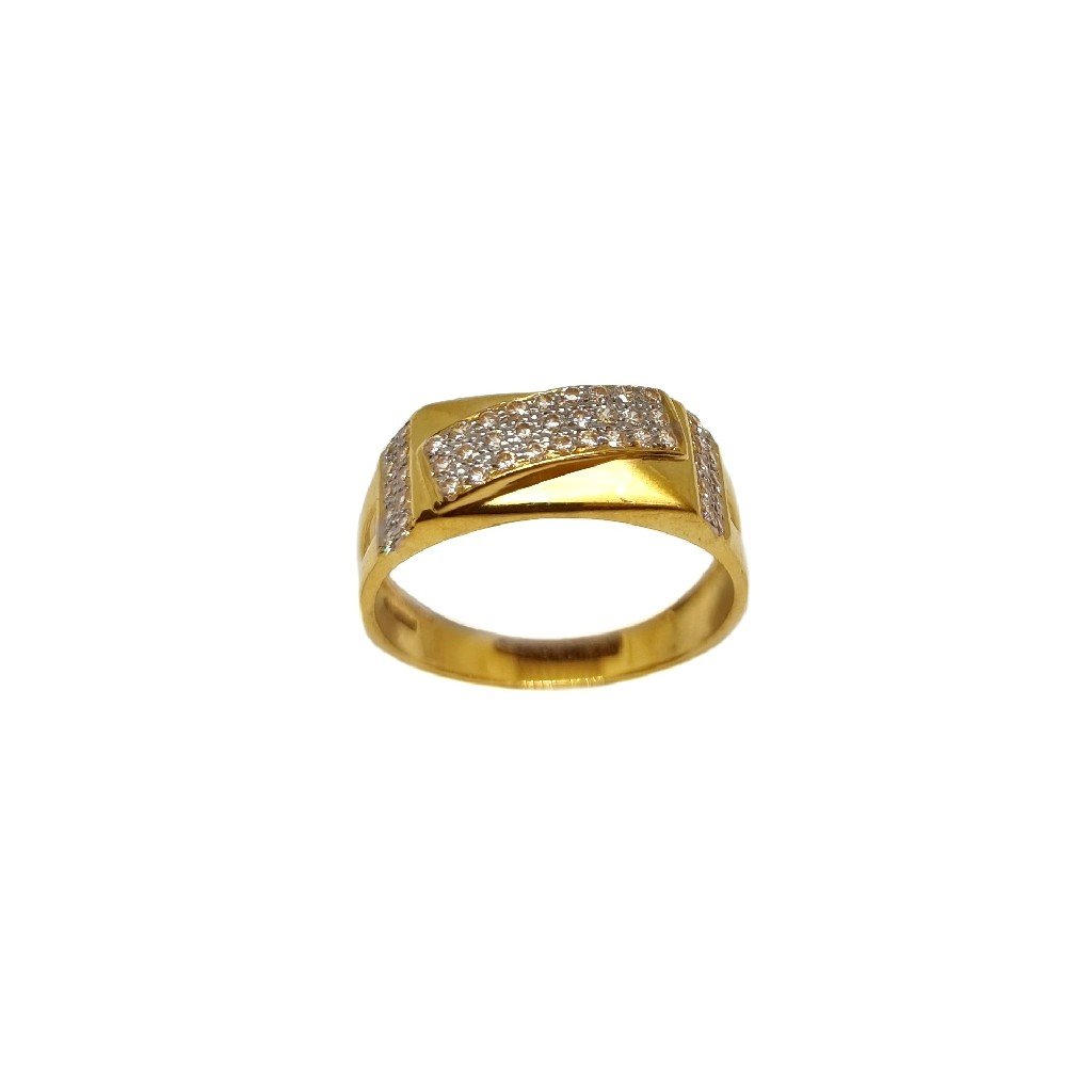 22K Gold Modern Gents Ring MGA - GR...