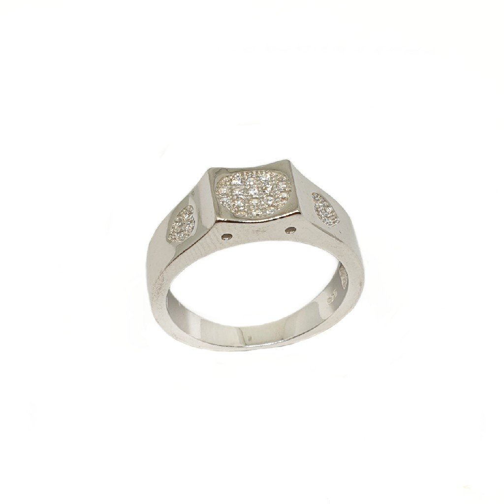 925 Sterling Silver Square Shaped D...