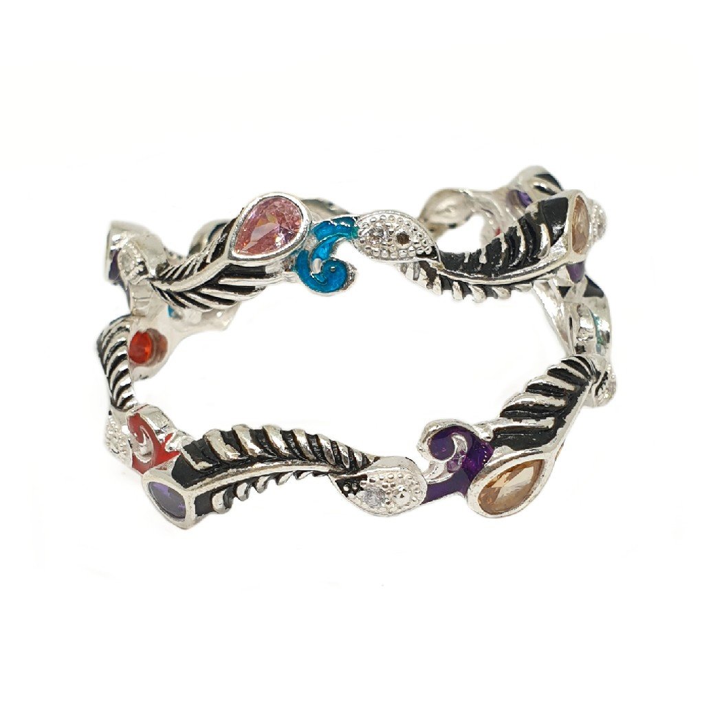 925 Sterling Silver Peacock Shaped Designer Kadali MGA - KDS2470