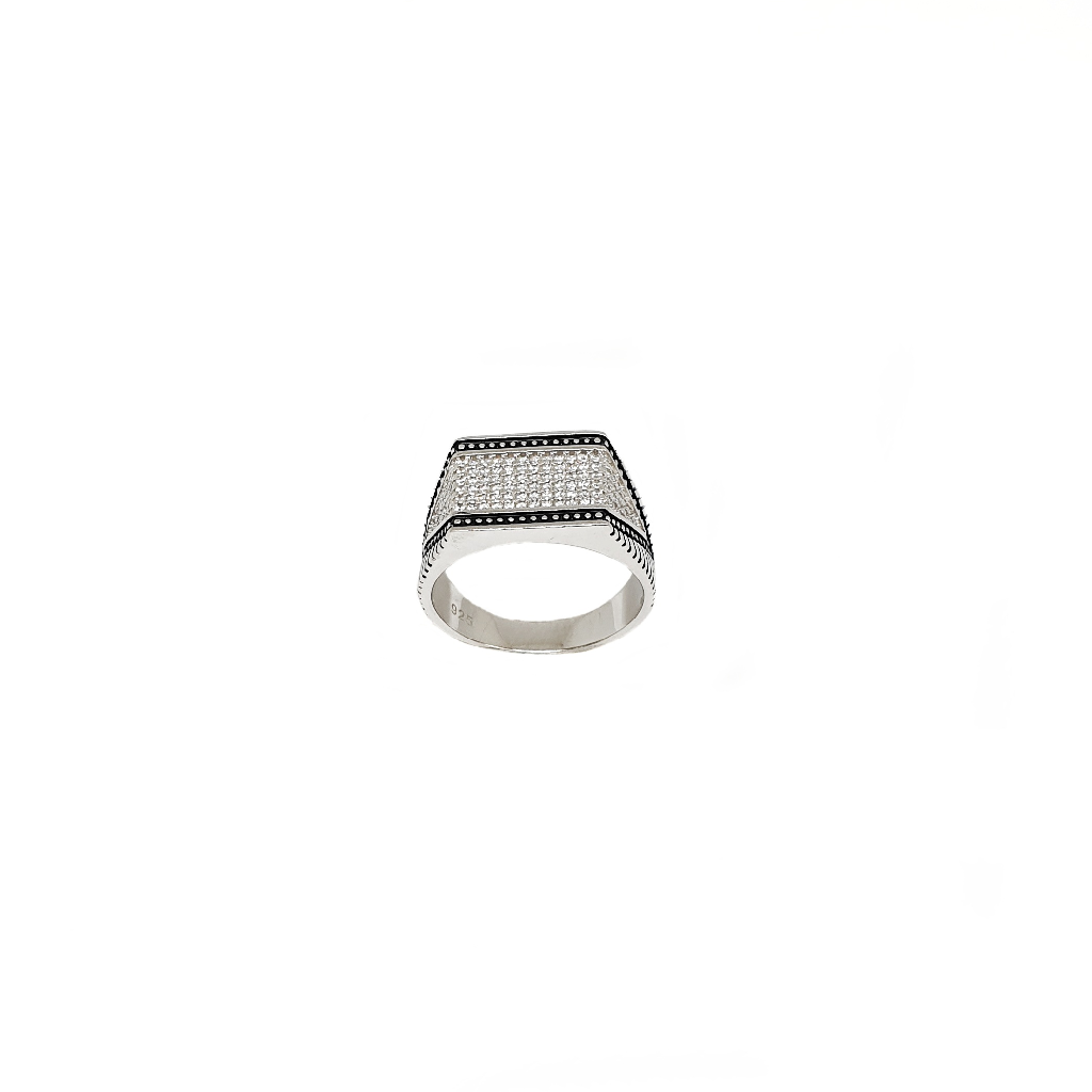 Diamond Gents Ring In 925 Sterling Silver MGA - GRS2822