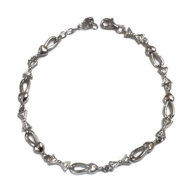925 Sterling Silver Fancy Bracelet...