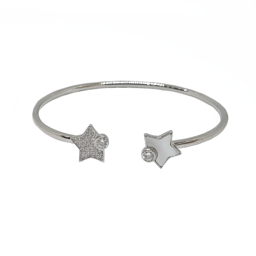 Star Design Bracelet In 925 Sterling Silver MGA - BRS2279