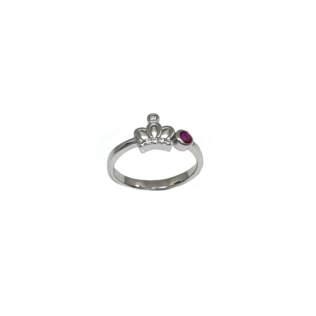 Crown Ring In 925 Sterling Silver M...