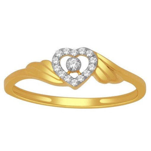18k gold real diamond ring mga - rd...