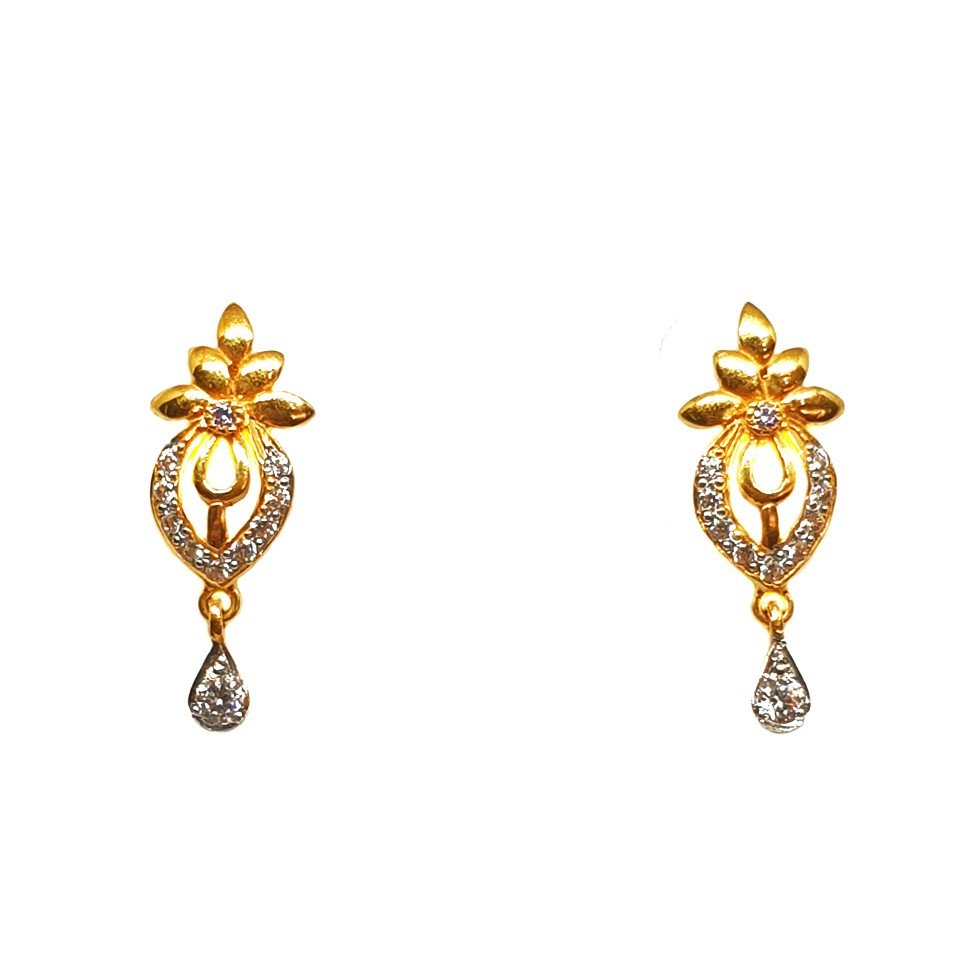 22K Gold Fancy Earrings MGA - BTG01...