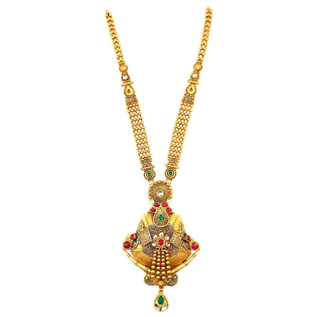916 Gold Antique Designer Necklace...