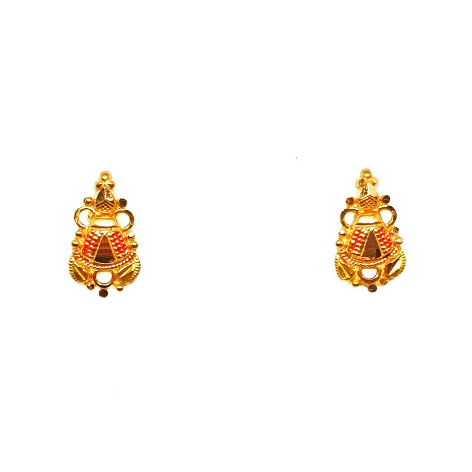22K Gold Fancy Earrings MGA - BTG03...