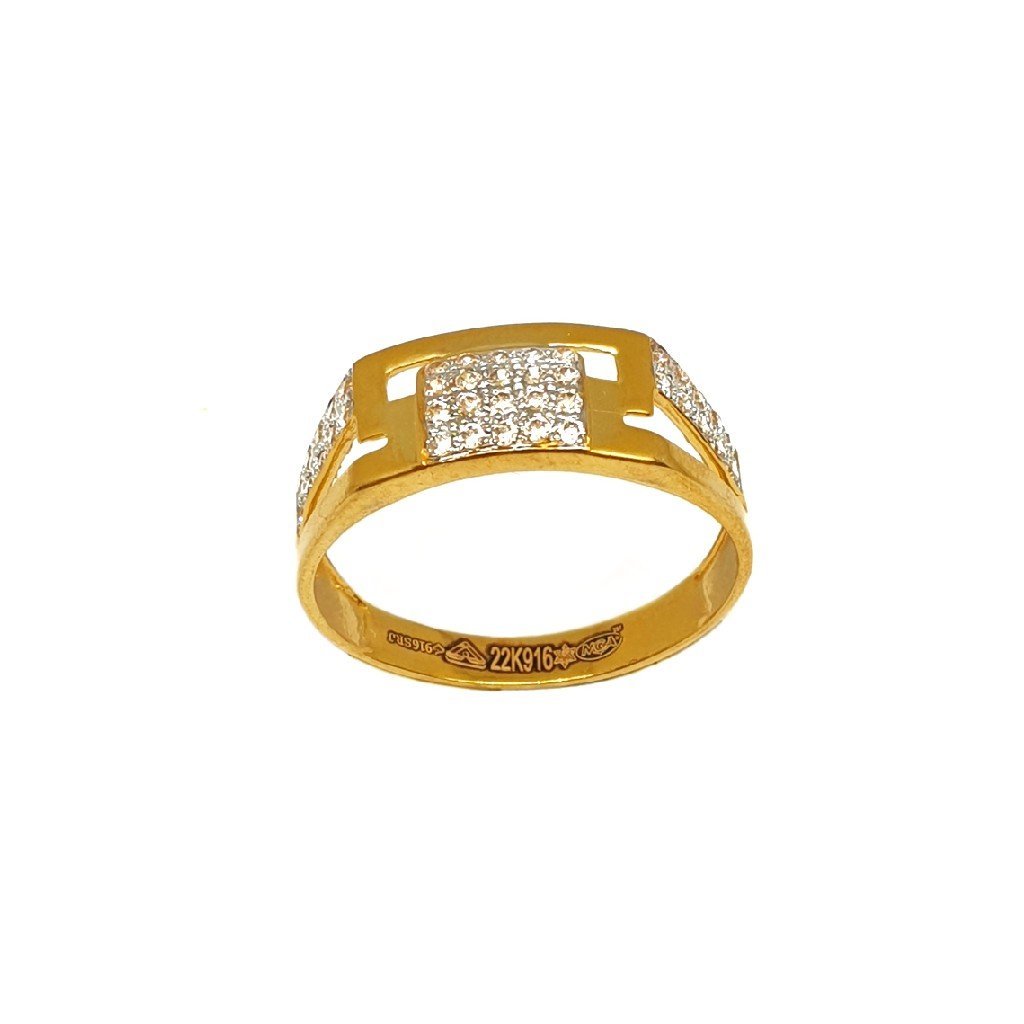 22K Gold CZ Diamond Ring MGA - GRG0...