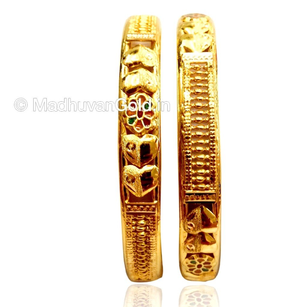 22k Gold Fancy Designer Copper Kadl...